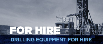 Drilling equipment for hire